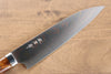Takeshi Saji Blue Steel No.2 Colored Damascus Gyuto  210mm Ironwood Handle - Japanny - Best Japanese Knife