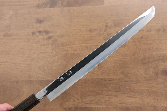 Seisuke VG10 Sakimaru Takohiki 330mm Live oak Lacquered (Kamon) Handle - Japanny - Best Japanese Knife