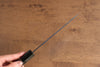 Seisuke SK-85 steel Ion plating Kiritsuke Santoku  180mm Gray Pakka wood Handle - Japanny - Best Japanese Knife