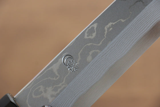 Kikuzuki Blue Steel No.1 Damascus Kiritsuke Yanagiba  270mm Magnolia Handle - Japanny - Best Japanese Knife