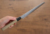 Kikuzuki Blue Steel No.1 Damascus Kiritsuke Yanagiba  270mm Magnolia Handle - Japanny - Best Japanese Knife