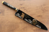 Takeshi Saji R2/SG2 Diamond Finish Gyuto  210mm Maki-e Art Fujin&Raijin Handle with Sheath - Japanny - Best Japanese Knife