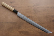  Kikuzuki Blue Steel No.1 Damascus Sakimaru Takohiki 270mm Magnolia Handle - Japanny - Best Japanese Knife