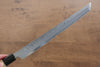 Kikuzuki Blue Steel No.1 Damascus Sakimaru Takohiki 270mm Magnolia Handle - Japanny - Best Japanese Knife