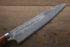 Takeshi Saji VG10 Black Damascus Gyuto  210mm Ironwood Handle - Japanny - Best Japanese Knife