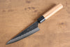 Masakage Koishi Blue Super Black Finished Honesuki Boning 150mm American Cherry Handle - Japanny - Best Japanese Knife