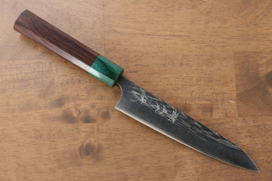Yu Kurosaki Juhyo R2/SG2 Hammered Petty-Utility 150mm Shitan Handle - Japanny - Best Japanese Knife