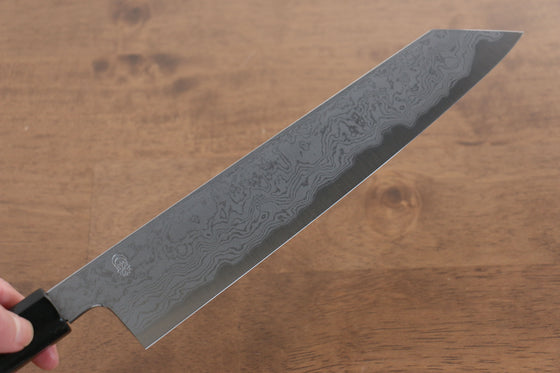 Kikuzuki Blue Steel No.1 Damascus Kiritsuke Gyuto 240mm Magnolia Handle - Japanny - Best Japanese Knife