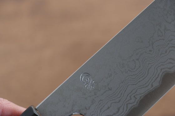 Kikuzuki Blue Steel No.1 Damascus Kiritsuke Gyuto  240mm Magnolia Handle - Japanny - Best Japanese Knife