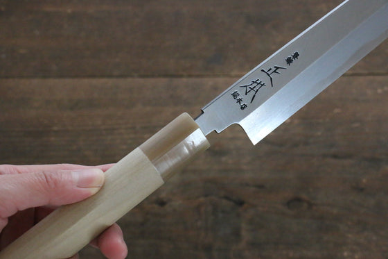 Masamoto Hongasumi White Steel No.2 Deba Magnolia Handle - Japanny - Best Japanese Knife