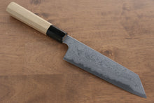  Kikuzuki Blue Steel No.1 Damascus Kiritsuke Santoku 180mm Magnolia Handle - Japanny - Best Japanese Knife