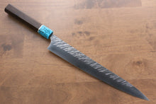  Yu Kurosaki Fujin SPG2 Hammered Damascus Sujihiki 270mm Wenge Handle - Japanny - Best Japanese Knife