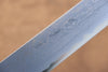 Jikko Blue Steel Damascus Sakimaru Sujihiki 270mm Ebony with Double Ring Handle - Japanny - Best Japanese Knife
