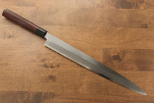  Jikko Silver Steel No.3 Yanagiba Japanese Knife 330mm Shitan Handle - Japanny - Best Japanese Knife