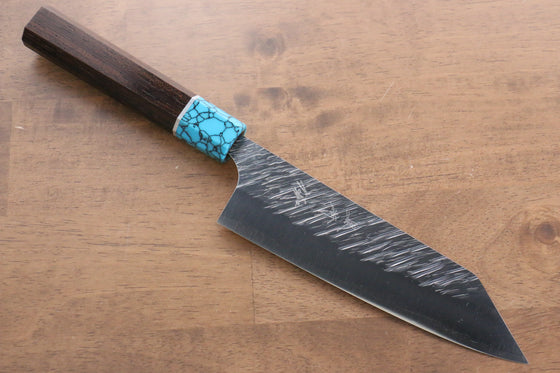 Yu Kurosaki Fujin SPG2 Hammered Damascus Bunka 170mm Wenge Handle - Japanny - Best Japanese Knife