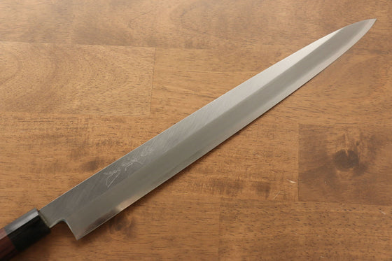 Jikko Silver Steel No.3 Yanagiba 330mm Shitan Handle - Japanny - Best Japanese Knife