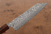 Yoshimi Kato R2/SG2 Damascus Bunka  165mm Sugi wood (Lacquered) Handle - Japanny - Best Japanese Knife