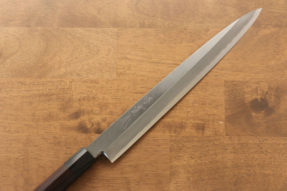 Jikko Silver Steel No.3 Yanagiba 270mm Shitan Handle - Japanny - Best Japanese Knife