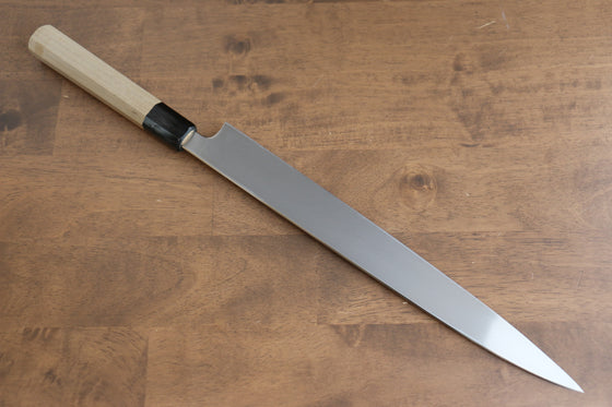 Sakai Kikumori VG10 Mirrored Finish Yanagiba  330mm Magnolia Handle - Japanny - Best Japanese Knife