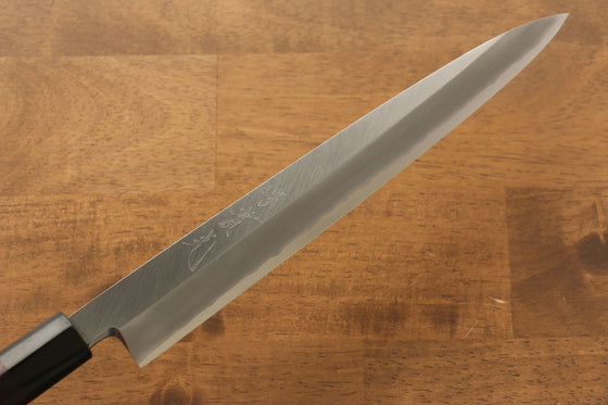 Jikko Silver Steel No.3 Yanagiba 240mm Shitan Handle - Japanny - Best Japanese Knife