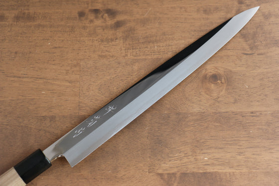 Sakai Kikumori VG10 Mirrored Finish Yanagiba 300mm Magnolia Handle - Japanny - Best Japanese Knife