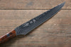 Takeshi Saji VG10 Diamond Finish Steak Japanese Knife 125mm Ironwood Handle - Japanny - Best Japanese Knife