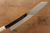 Jikko Silver Steel No.3 Mirrored Finish Kiritsuke Yanagiba 300mm Ebony with Ring Handle - Japanny - Best Japanese Knife