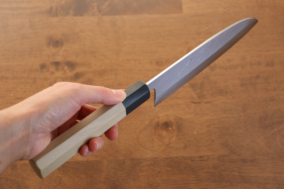Jikko White Steel No.2 Santoku  180mm Magnolia Handle - Japanny - Best Japanese Knife
