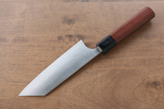 Shibata Takayuki Koutetsu R2/SG2 Small Bunka 140mm Jarrah Handle - Japanny - Best Japanese Knife