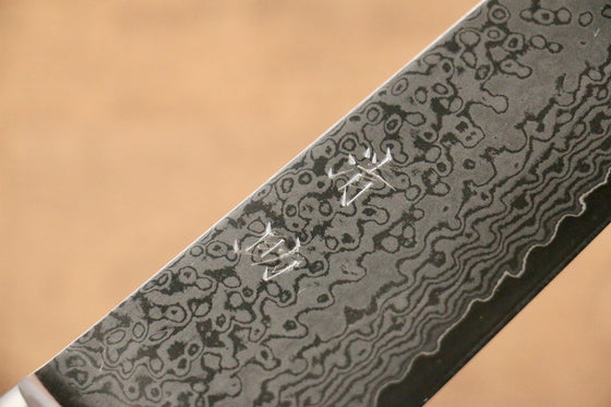 Seisuke VG10 33 Layer Mirrored Finish Damascus Santoku 180mm Red Pakka wood Handle - Japanny - Best Japanese Knife