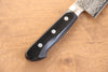Seisuke Kagami AUS10 Mirrored Finish Damascus Gyuto 180mm Black Pakka wood Handle - Japanny - Best Japanese Knife