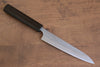 Yoshimi Kato Blue Super Nashiji Petty-Utility  150mm Enju Lacquered(Black) Handle - Japanny - Best Japanese Knife