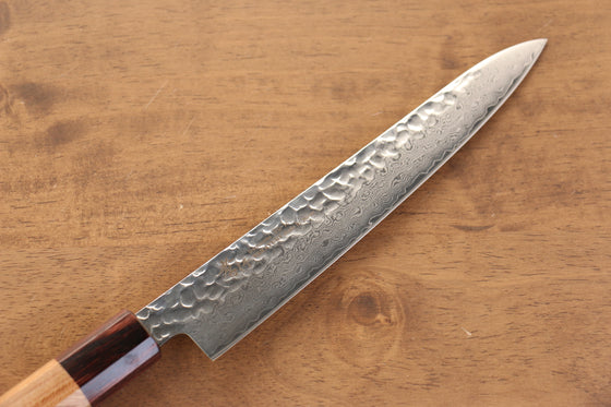 Sakai Takayuki VG10 33 Layer Damascus Petty-Utility 180mm Keyaki (Japanese Elm) Handle - Japanny - Best Japanese Knife
