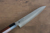 Seki Kanetsugu Heptagon Wood VG2 Hammered Petty-Utility  150mm Pakka wood (heptagonal) Handle - Japanny - Best Japanese Knife