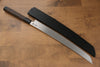 Sakai Takayuki Zangetsu Enten Silver Steel No.3 Damascus Sakimaru Yanagiba 330mm Wenge with Double Water Buffalo Ring Handle with Sheath - Japanny - Best Japanese Knife