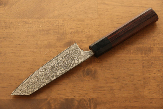 Masakage Kumo VG10 Damascus Small Bunka  120mm Shitan Handle - Japanny - Best Japanese Knife
