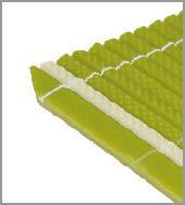 Hasegawa 10 x 6.5 Inch Plastic Green Makisu/Sushi Rolling Mat 