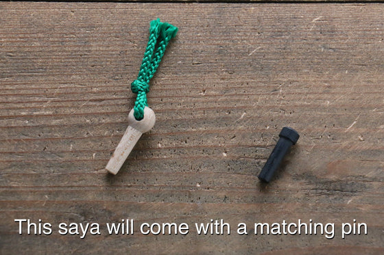 Saya Sheath for Nakiri Knife with Plywood Pin (Cyu) - Japanny - Best Japanese Knife