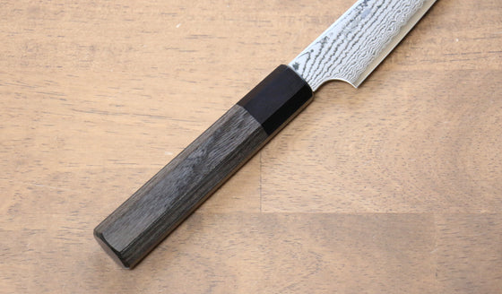 Kanjyo VG10 Damascus Petty-Utility 150mm Gray Pakka wood Handle - Japanny - Best Japanese Knife