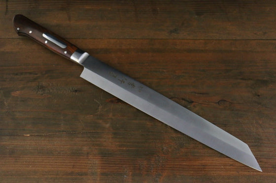 Sakai Takayuki Grand Chef Swedish Steel-stn Kiritsuke Yanagiba 260mm Desert Ironwood Handle with Sheath - Japanny - Best Japanese Knife