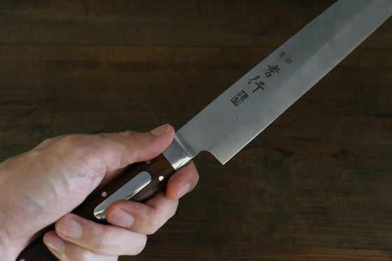 Sakai Takayuki Grand Chef Swedish Steel-stn Kiritsuke Yanagiba  260mm Desert Ironwood(Sugihara model) Handle with Sheath - Japanny - Best Japanese Knife