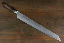  Sakai Takayuki VG10 17 Layer Damascus Kiritsuke Yanagiba  300mm Desert Ironwood(Sugihara model) Handle - Japanny - Best Japanese Knife
