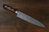 Takeshi Saji R2/SG2 Black Damascus Gyuto  210mm Ironwood Handle - Japanny - Best Japanese Knife
