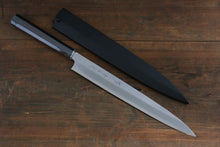  Sakai Takayuki Byakko White Steel No.1 Yanagiba  Ebony Wood Handle - Japanny - Best Japanese Knife