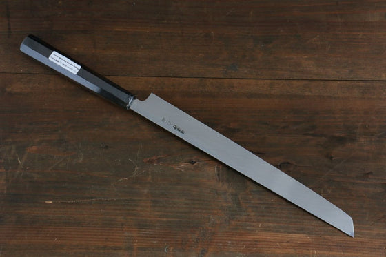 Sakai Takayuki Byakko White Steel No.1 Sakimaru Takohiki Japanese Knife 270mm Ebony Wood Handle with Sheath - Japanny - Best Japanese Knife