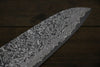 Takeshi Saji R2/SG2 Black Finished Santoku  180mm Cow Bone Handle - Japanny - Best Japanese Knife