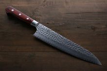  Sakai Takayuki VG10 33 Layer Damascus Gyuto Japanese Knife 210mm Mahogany Pakka wood Handle - Japanny - Best Japanese Knife