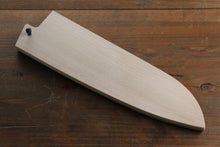  Magnolia Saya Sheath for Santoku Knife with Plywood Pin 180mm - Japanny - Best Japanese Knife