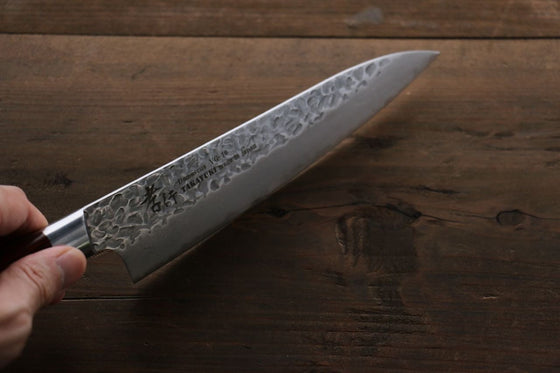 Sakai Takayuki VG10 33 Layer Damascus Gyuto 180mm Mahogany Pakka wood Handle - Japanny - Best Japanese Knife