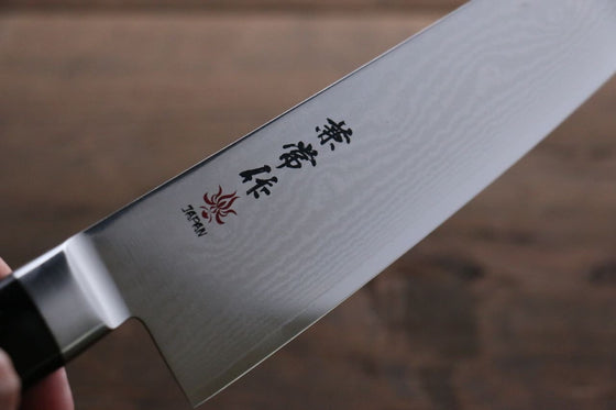 Kanetsune VG10 33 Layer Damascus Santoku 180mm Pakka wood Handle - Japanny - Best Japanese Knife